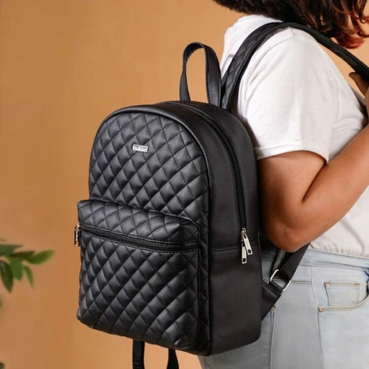 Nestasia Quilted Travel Laptop Backpack