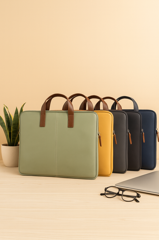 Luxe Executive Laptop Sleeve – Premium Pastel Series