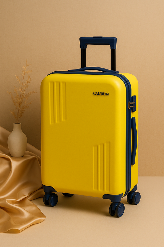 Carlton Radiant Yellow Hardcase Cabin Trolley