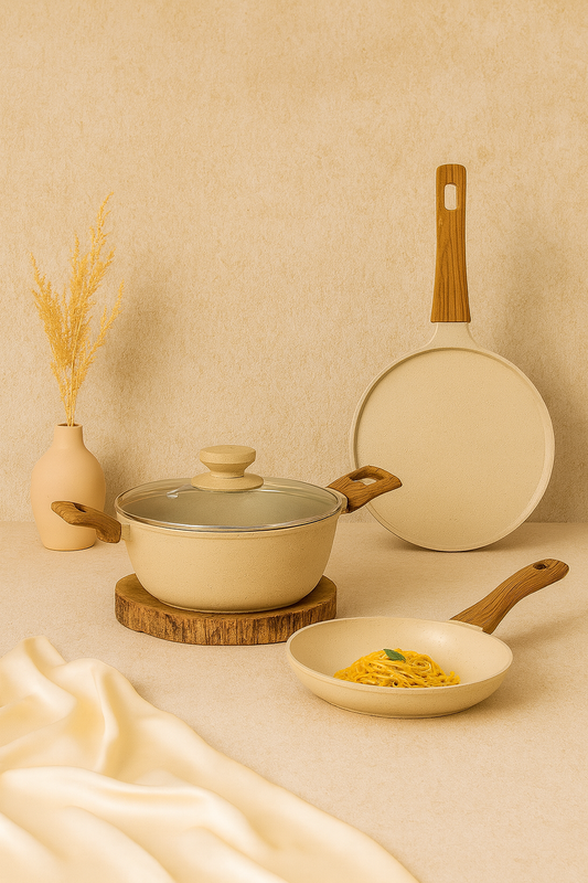 Wonderchef Duralite Non-Stick Cookware Gift Set (4-Piece)