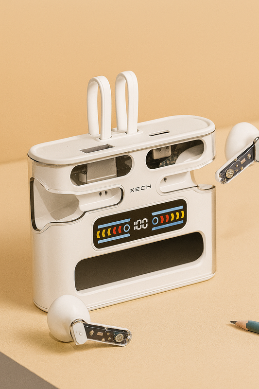 Clear Pods Transparent TWS with Power Bank