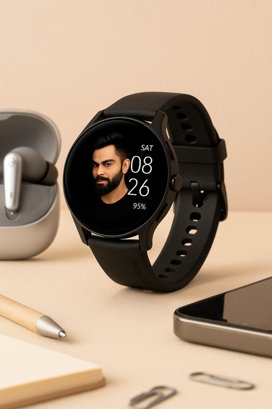 Noisefit Twist (Jet Black) Smartwatch